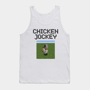 chicken jockey minecraft Tank Top